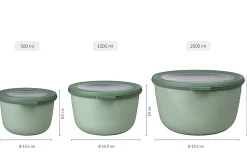 Mepal Set Multischüssel Cirqula hoch, 3-teilig (500+1000+2000 ml) - Vivid blue Outlet
