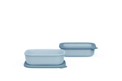 Mepal Set Multischüssel Cirqula rechteckig 1000 ml 2-teilig - Nordic blue Sale