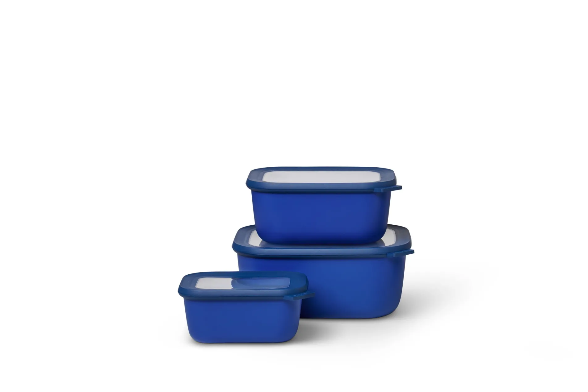 Mepal Set Multischüssel Cirqula rechteckig hoch 3-teilig (750+1500+3000 ml) - Vivid blue Outlet