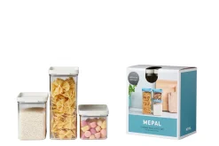 Mepal Set Vorratsdose Omnia, 3-teilig - Nordic white Discount