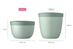 Mepal Snackpot Ellipse 350 ml - Vivid mauve Hot