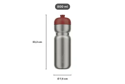 Mepal Sportflasche Pull 800 ml - Mountain red