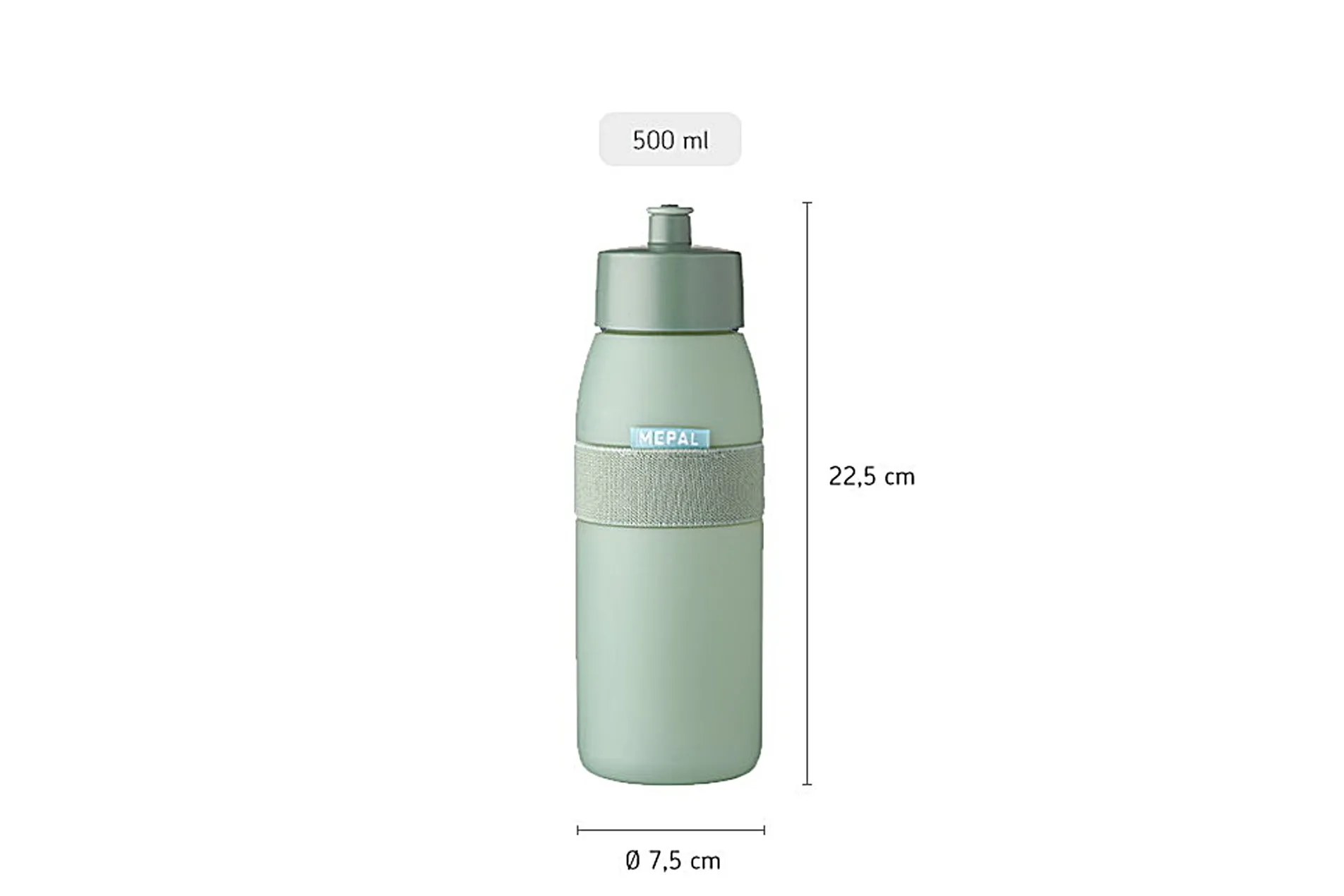 Mepal Sporttrinkflasche Ellipse 500 ml - Vivid blue Sale