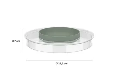 Mepal Spritzdeckel Rührschüssel Chef It 3000 ml - Nordic sage New