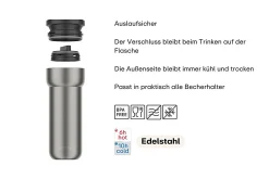 Mepal Thermobecher Ellipse 475 ml - Nordic green Outlet