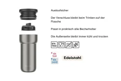 Mepal Thermobecher Ellipse 375 ml - Vivid blue Clearance