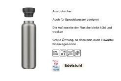 Mepal Thermoflasche Ellipse 900 ml - Nordic black Sale