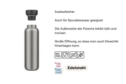 Mepal Thermoflasche Ellipse 500 ml - Vivid blue Hot