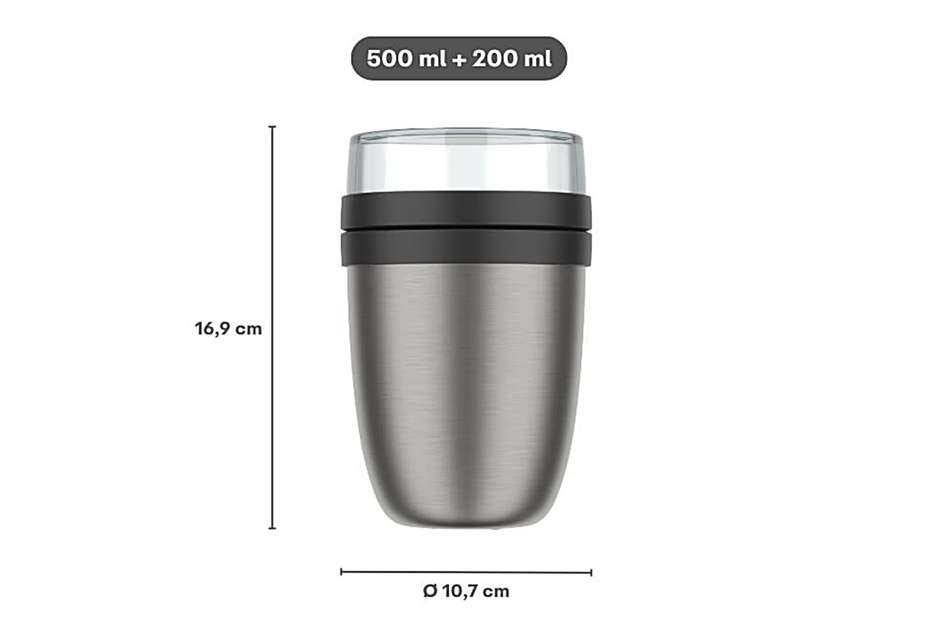 Mepal Thermo-Lunchpot Ellipse - Nordic black