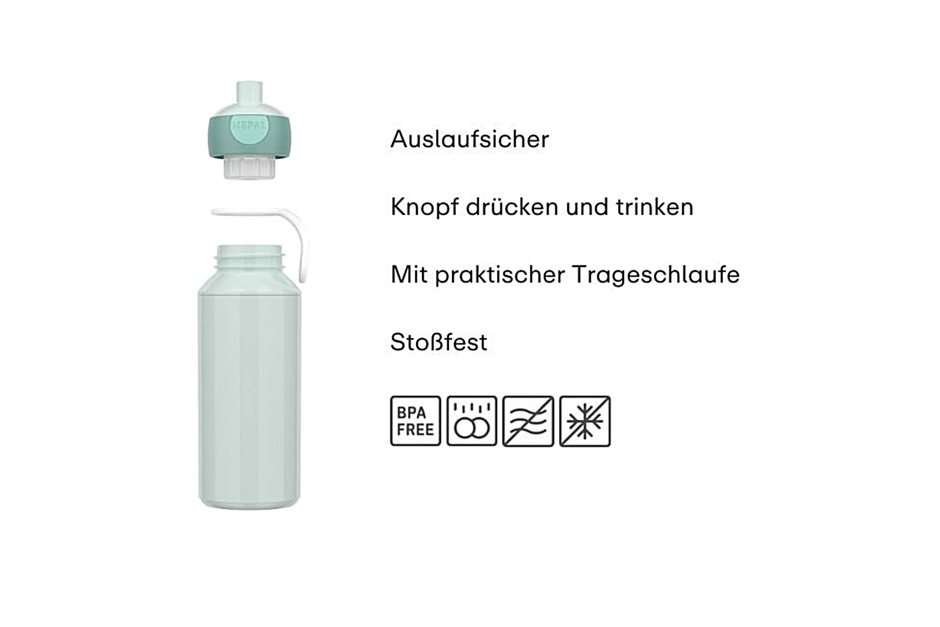 Mepal Trinkflasche Pop-Up Campus 400 ml - Paw Patrol Clearance