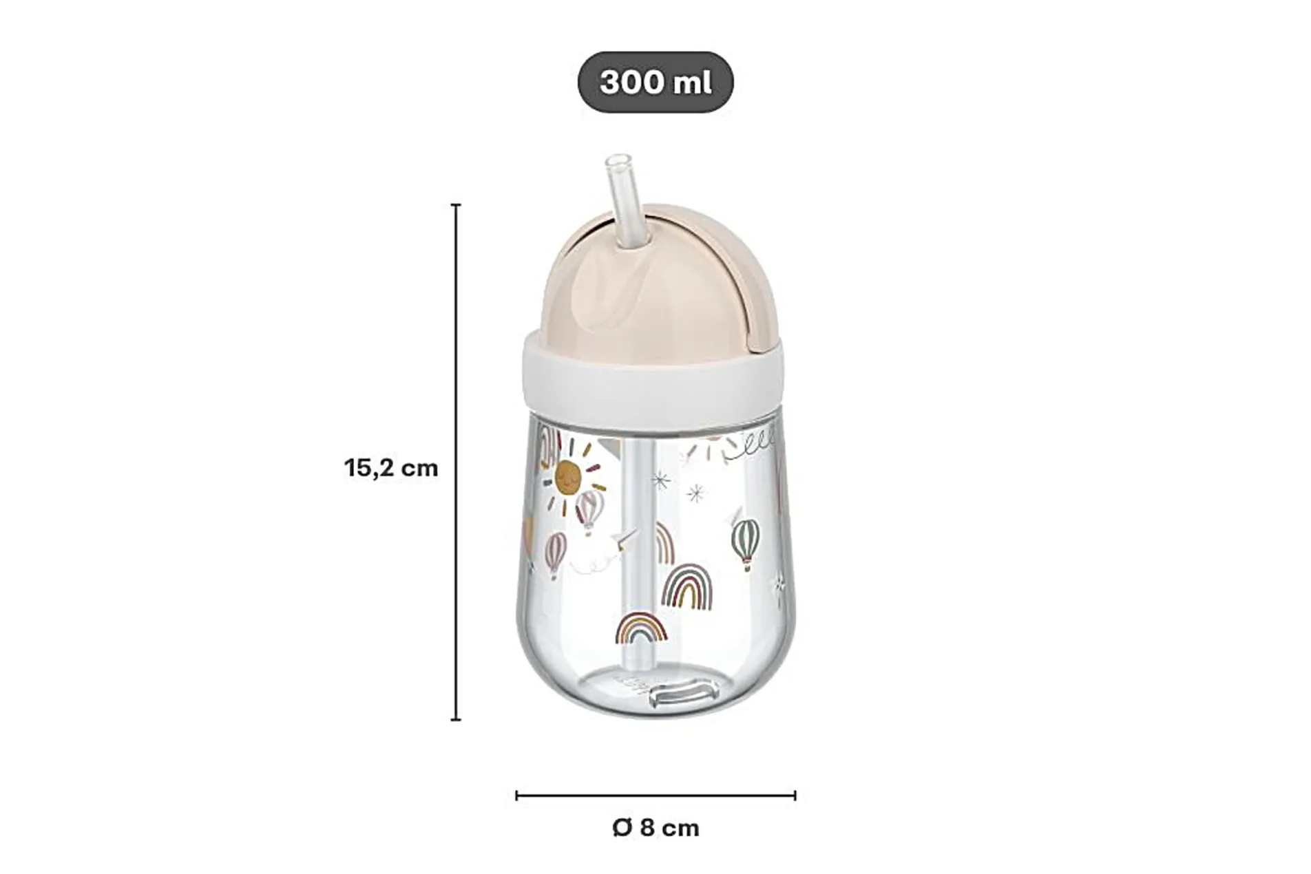 Mepal Trinkhalmbecher Mio 300 ml - Flowers & Butterflies Flowers & Butterflies Sale