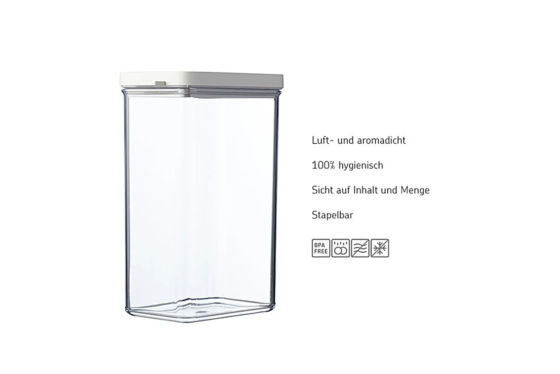 Mepal Vorratsdose Omnia rechteckig 2000 ml - Nordic sage Sale