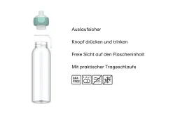 Mepal Wasserflasche Pop-up Campus 500 ml - rose Rosa Outlet